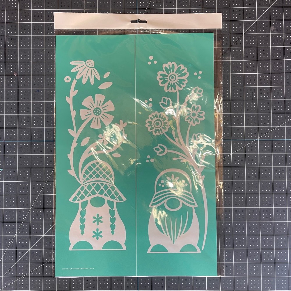 NEW Chalk Couture C Size Transfer - Spring Gnomes - C2211320